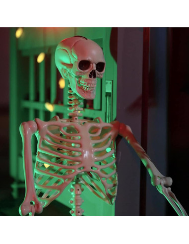 Scheletro di Halloween Regolabile 2 pcs Bianco 85 cm PVC