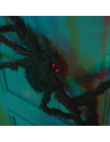 Decorazione Ragno di Halloween Regolabile 6 pcs Nero 75 cm