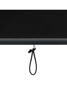 Tenda a Rullo Esterna Rigato Antracite 180 x 250 cm Tessuto 2