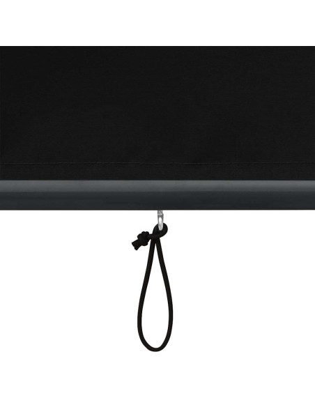 Tenda a Rullo Esterna Rigato Antracite 180 x 250 cm Tessuto