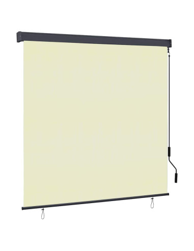 Tenda a Rullo Esterna Rigato Crema 180 x 250 cm Tessuto