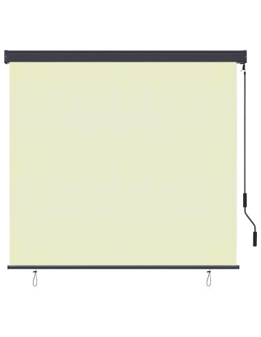 Tenda a Rullo Esterna Rigato Crema 180 x 250 cm Tessuto