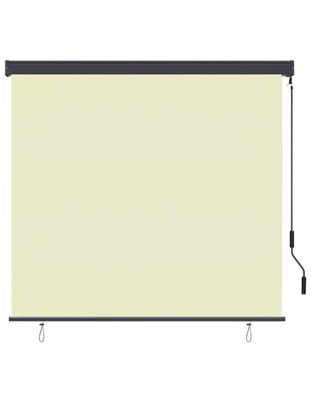 Tenda a Rullo Esterna Rigato Crema 180 x 250 cm Tessuto