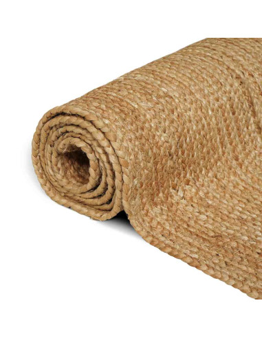 Tappeto Beige 100 x 200 cm Juta