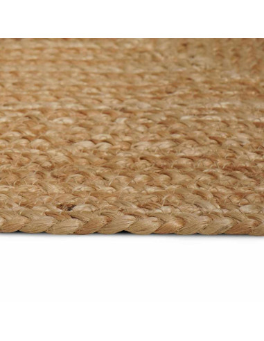 Tappeto Beige 140 x 200 cm Juta