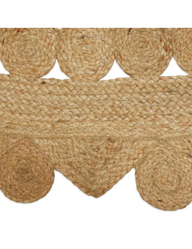 Tappeto Beige 100 x 152 cm Juta