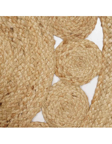 Tappeto Beige 122 x 183 cm Juta