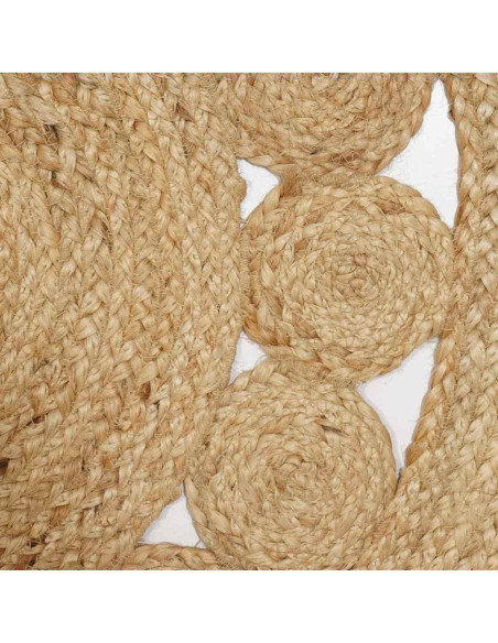 Tappeto Beige 122 x 183 cm Juta