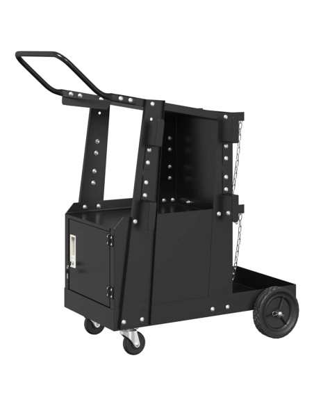 Carrello per saldatura Nero 90 x 46 x 96 cm Acciaio