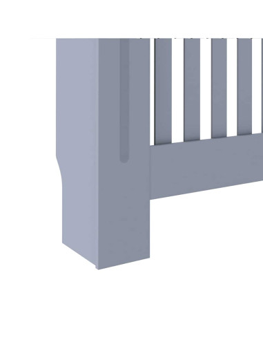 Copertura Radiatore 2 pcs Grigio 112x19x81.5cm