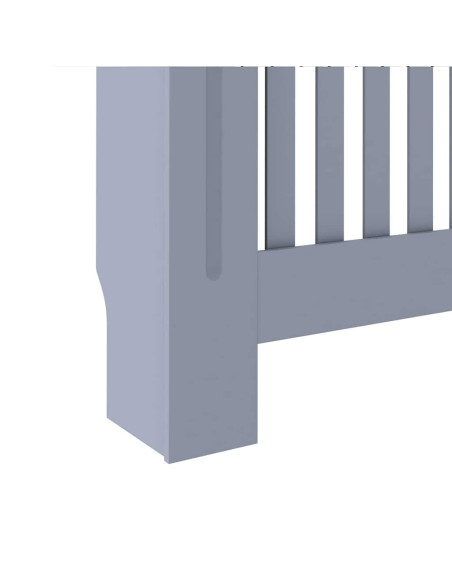Copertura Radiatore 2 pcs Grigio 112x19x81.5cm