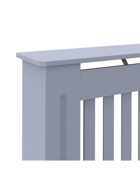 Copertura Radiatore 2 pcs Grigio 112x19x81.5cm