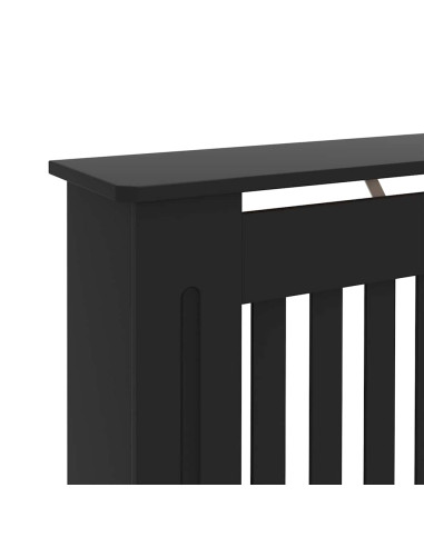 Copertura Radiatore 2 pcs Nero 112x19x81.5cm