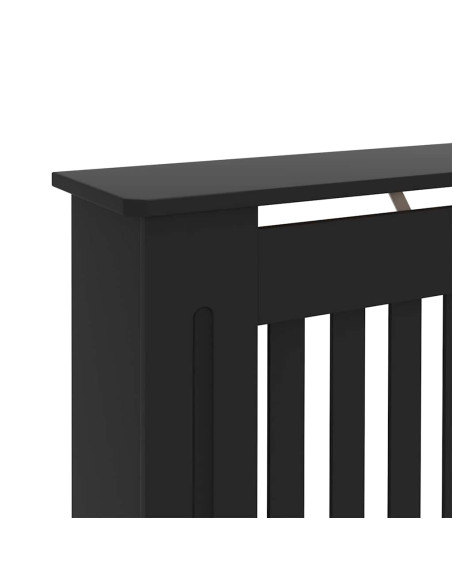 Copertura Radiatore 2 pcs Nero 112x19x81.5cm