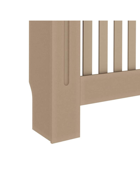 Copertura Radiatore 2 pcs Marrone 112x19x81.5cm