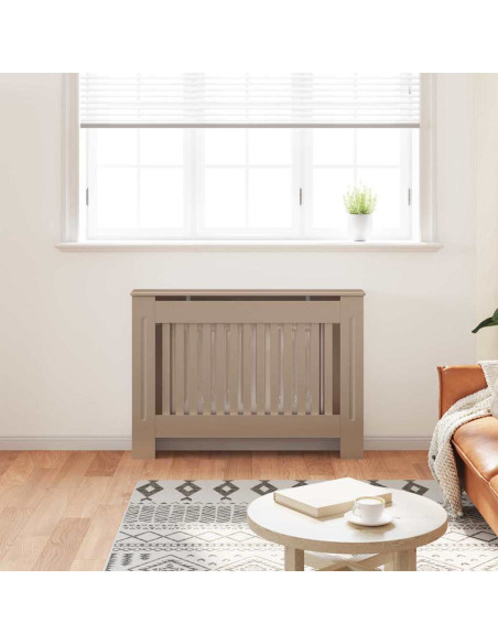 Copertura Radiatore 2 pcs Marrone 112x19x81.5cm