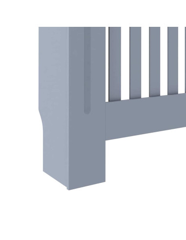 Copertura Radiatore 2 pcs Grigio 112x19x81.5cm