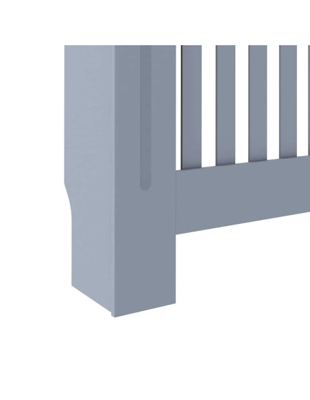 Copertura Radiatore 2 pcs Grigio 112x19x81.5cm