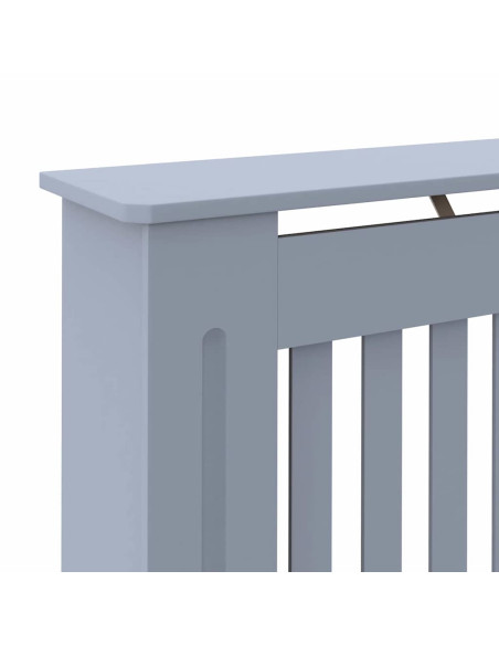 Copertura Radiatore 2 pcs Grigio 112x19x81.5cm