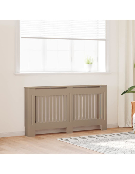 Copertura Radiatore 2 pcs Marrone 112x19x81.5cm