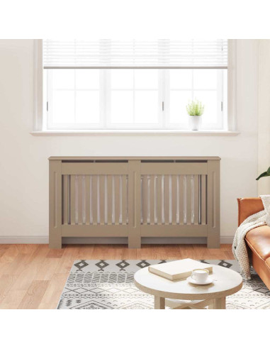 Copertura Radiatore 2 pcs Marrone 112x19x81.5cm