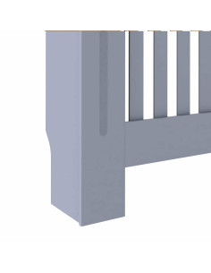 Copertura Radiatore 2 pcs Grigio 112x19x81.5cm 2