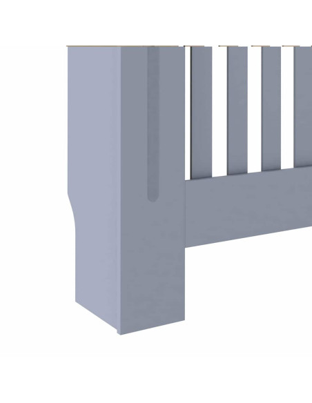 Copertura Radiatore 2 pcs Grigio 112x19x81.5cm