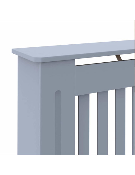 Copertura Radiatore 2 pcs Grigio 112x19x81.5cm