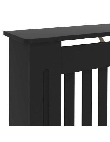 Copertura Radiatore 2 pcs Nero 112x19x81.5cm