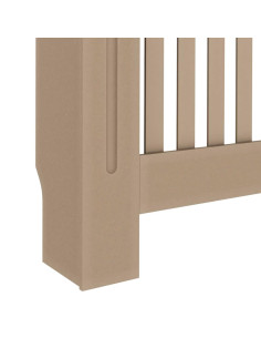 Copertura Radiatore 2 pcs Marrone 112x19x81.5cm 2
