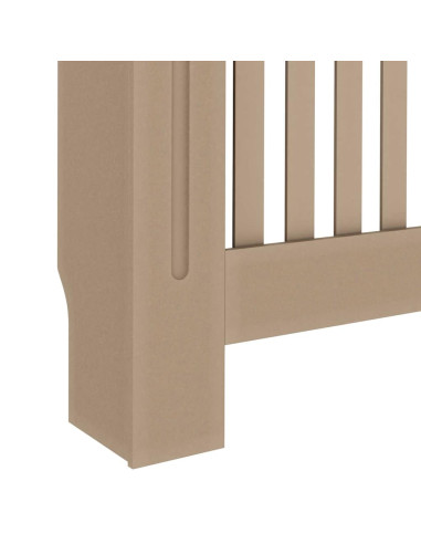 Copertura Radiatore 2 pcs Marrone 112x19x81.5cm