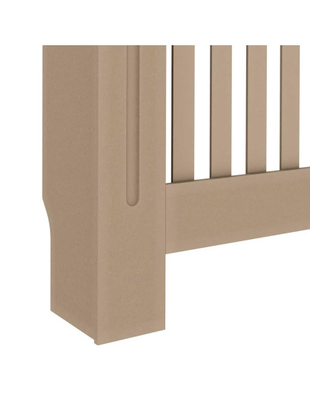 Copertura Radiatore 2 pcs Marrone 112x19x81.5cm