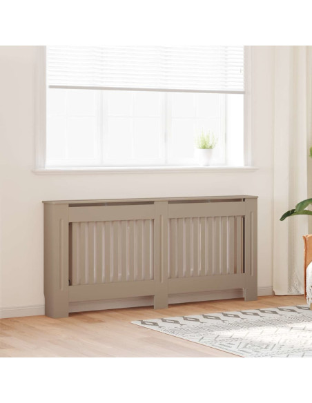 Copertura Radiatore 2 pcs Marrone 112x19x81.5cm