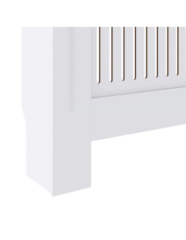 Copertura Radiatore 2 pcs Bianco 112x19x81.5cm