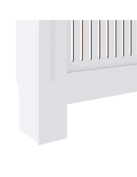 Copertura Radiatore 2 pcs Bianco 112x19x81.5cm