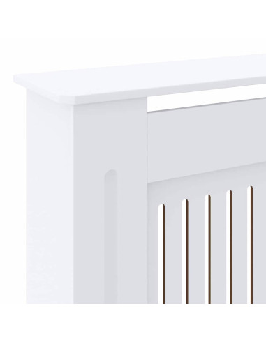 Copertura Radiatore 2 pcs Bianco 112x19x81.5cm