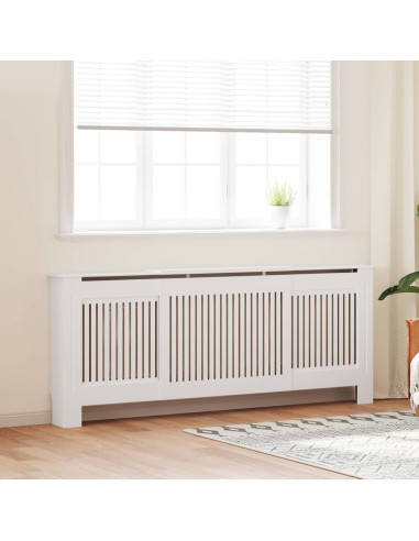 Copertura Radiatore 2 pcs Bianco 112x19x81.5cm