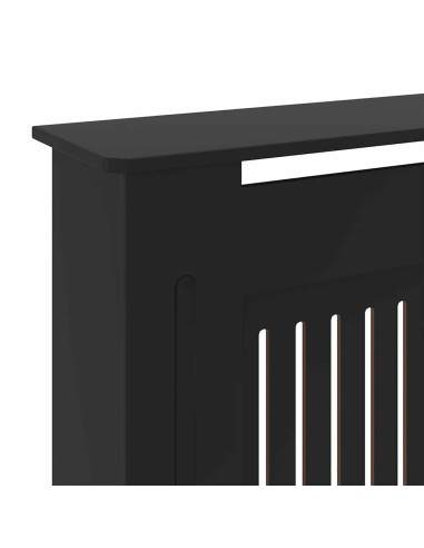 Copertura Radiatore 2 pcs Nero 112x19x81.5cm