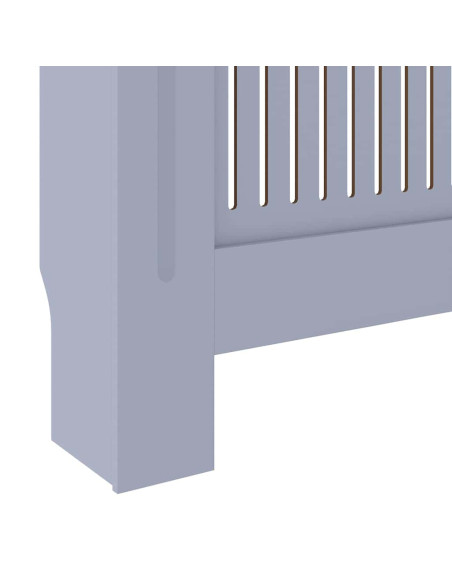 Copertura Radiatore 2 pcs Grigio 112x19x81.5cm