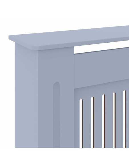 Copertura Radiatore 2 pcs Grigio 112x19x81.5cm
