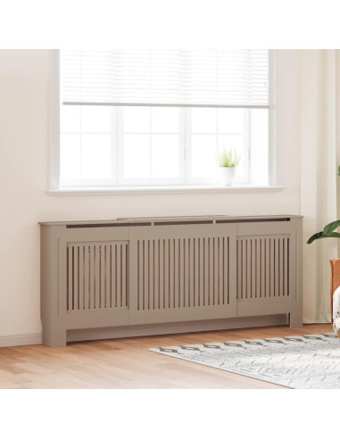 Copertura Radiatore 2 pcs Marrone 112x19x81.5cm