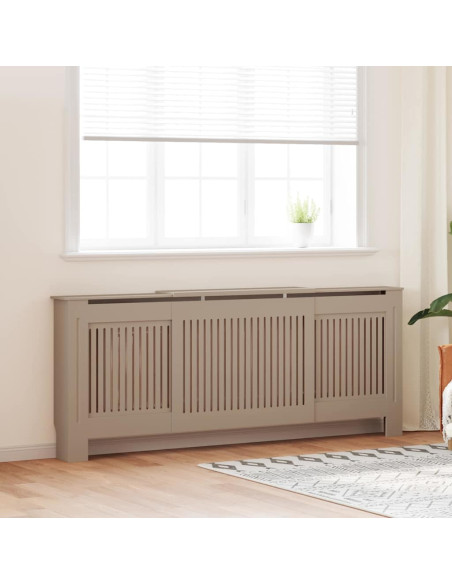 Copertura Radiatore 2 pcs Marrone 112x19x81.5cm