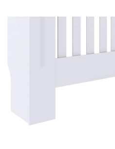 Copertura Radiatore 2 pcs Bianco 112x19x81.5cm 2