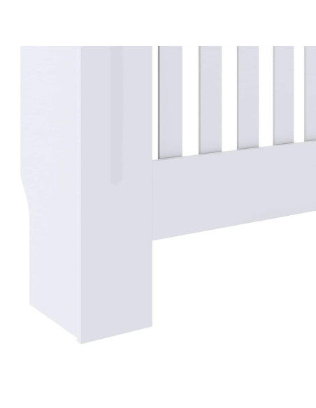 Copertura Radiatore 2 pcs Bianco 112x19x81.5cm