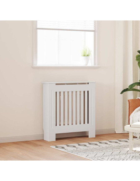 Copertura Radiatore 2 pcs Bianco 112x19x81.5cm