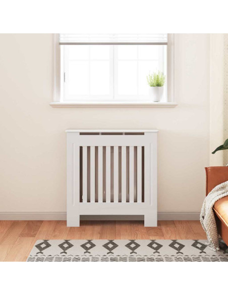 Copertura Radiatore 2 pcs Bianco 112x19x81.5cm