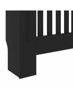 Copertura Radiatore 2 pcs Nero 112x19x81.5cm 2