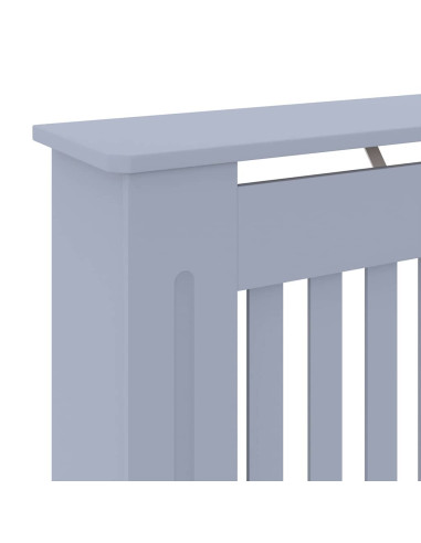 Copertura Radiatore 2 pcs Grigio 112x19x81.5cm