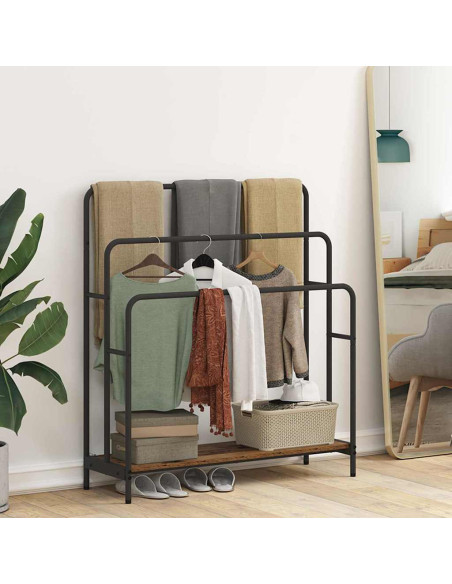 Appendiabiti Legno vecchio 90 x 30 x 100.5 cm Legno multistrato