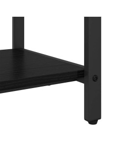 Appendiabiti Rovere nero 75 x 34 x 184 cm Legno multistrato 2